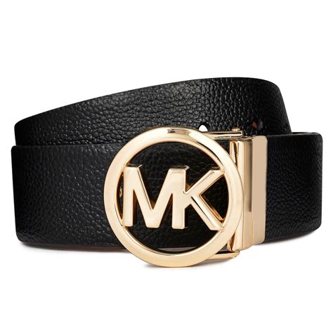 michael kors black buckle belt